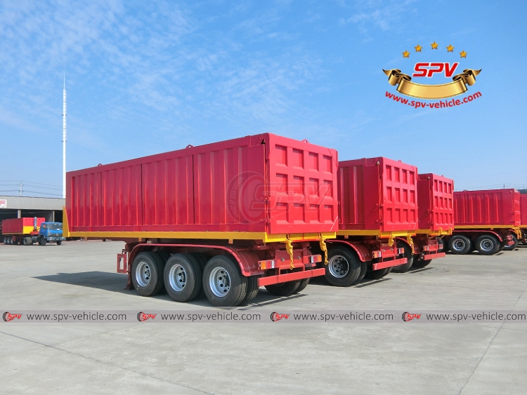 3 alxes Tipping Semi-trailer - LB